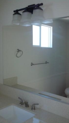 bathroom mirror