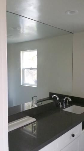 bathroom mirror